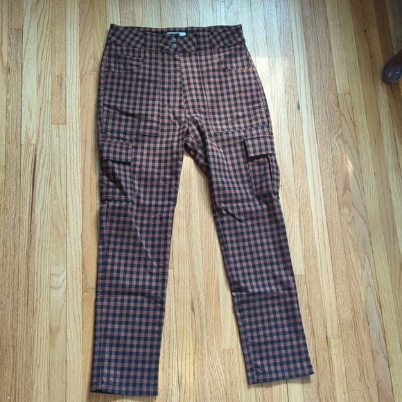 Urban Outfitters Checkered Tapered Pants - Picture 3 of 7